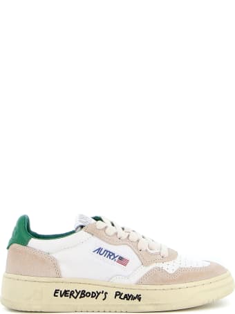 Autry Sneakers Leather Crack