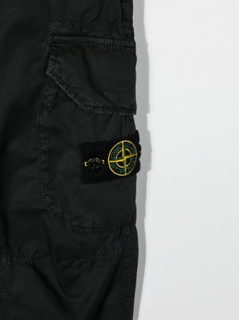Stone Island Junior Logo-patch Detail Trousers