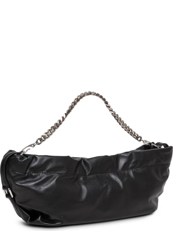 Alexander McQueen Mini Bundle Black Leather Crossbody Bag With Logo