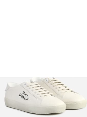 Saint Laurent Court Sl / 06 Sneakers In Cotton