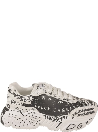 Dolce & Gabbana Graffiti Logo Sneakers