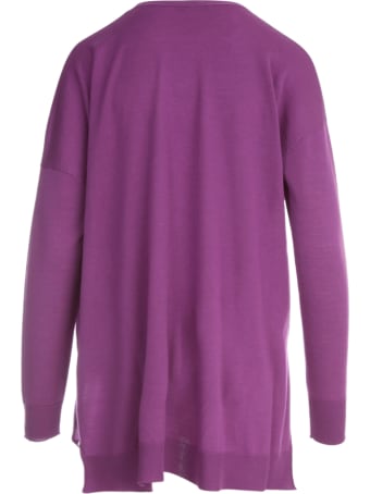 Mantù Asymmetrical V Neck L/s Sweater