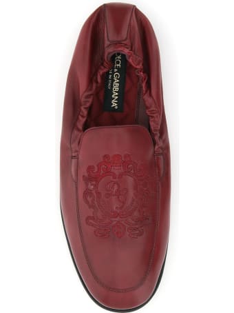 Dolce & Gabbana Ariosto Loafers With Coat Of Arms Embroidery