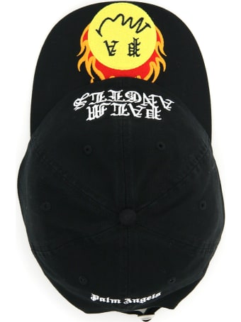Palm Angels Burning Head Smiley Baseball Hat