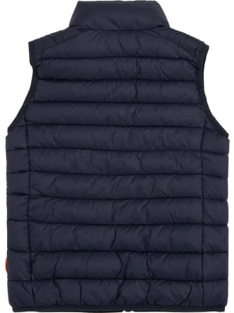 Save the Duck Andy Blue Ecological Sleeveless Down Jacket