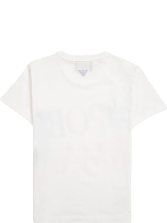 Emporio Armani Cotton T-shirt With Logo Print