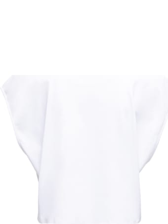 Dolce & Gabbana Cotton Crop T-shirt With Logo