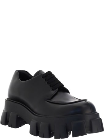 Prada Lace Up Sneakers
