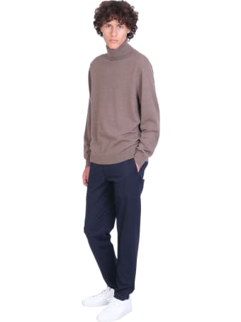 Theory Knitwear In Taupe Cashmere