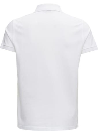 Saint Laurent Monogram Embroidery Polo Shirt