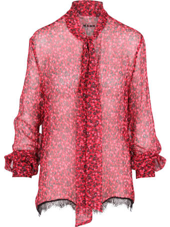 Ermanno Firenze Rayon Floral Pattern Shirt
