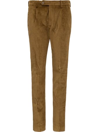 Berwich Camel Colored Velvet Pants