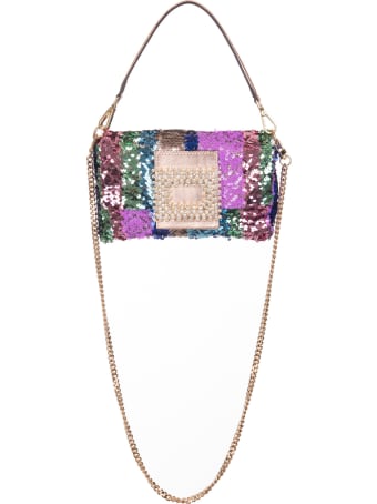 Gedebe My Love Small Bag With Multicolored Sequins
