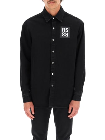 Raf Simons Denim Shirt With Logo Patch
