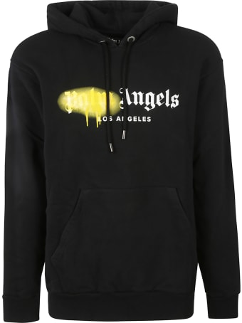 Palm Angels La Sprayed Logo Hoodie