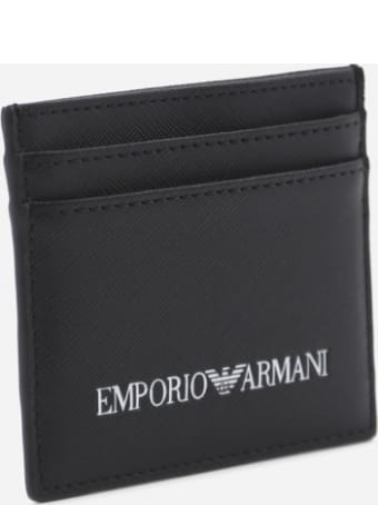 Emporio Armani Card Holder With Contrasting Logo Print