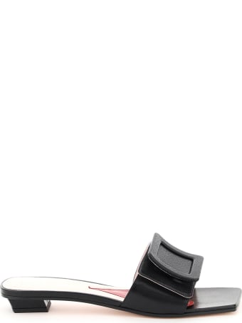 Roger Vivier Mules With Covered Buckle