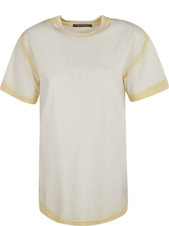 Alberta Ferretti Embroidered Logo T-shirt
