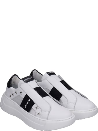 Marc Ellis Sneakers In White Leather