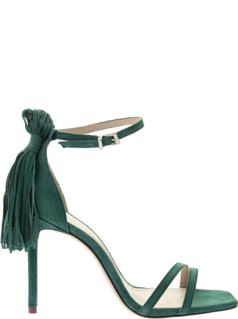 Schutz High Sandal In Suede