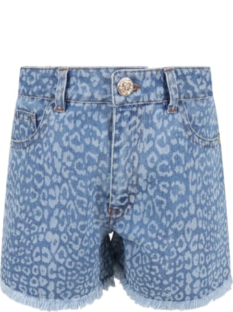 Roberto Cavalli Light Blue Short For Girl