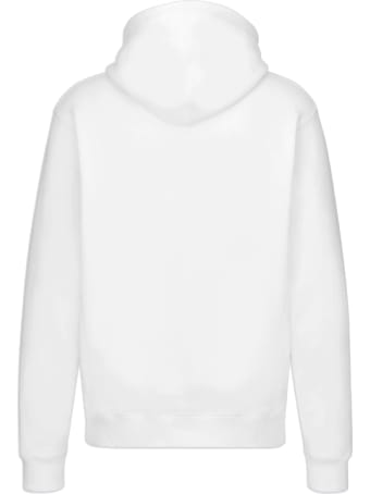 Dior Homme White Hooded Sweatshirt