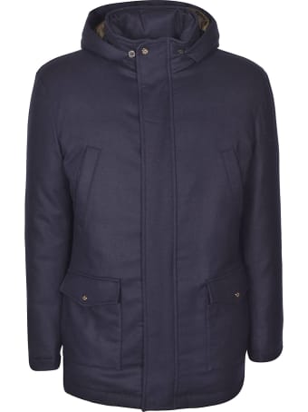 Luigi Borrelli Hooded Concealed Parka