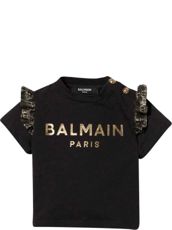 Balmain Unisex Black T-shirt