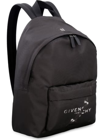 Givenchy Essential U Logo Detail Nylon Backpack