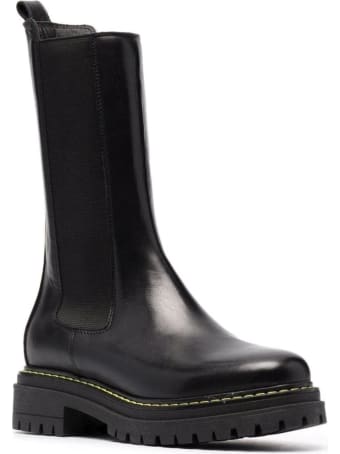 Pinko Calf Leather Natalie 1 Boots