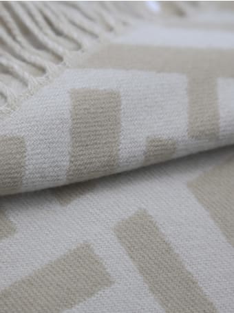 Fendi Cashmere Scarf With All-over Ff Motif