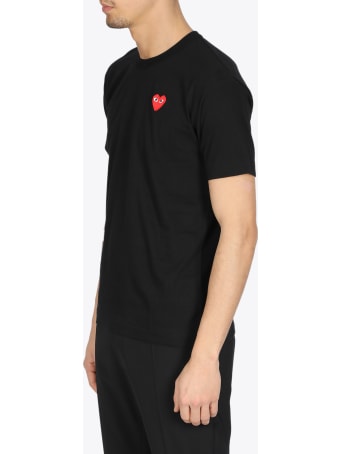 Comme des Garçons Shirt Boy Red Heart Patch T-shirt