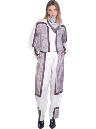 Magda Butrym Shirt In White Silk