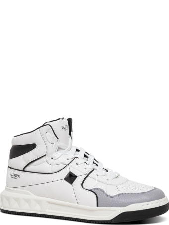 Valentino Garavani High Top Mulitcolor Leather Sneakers