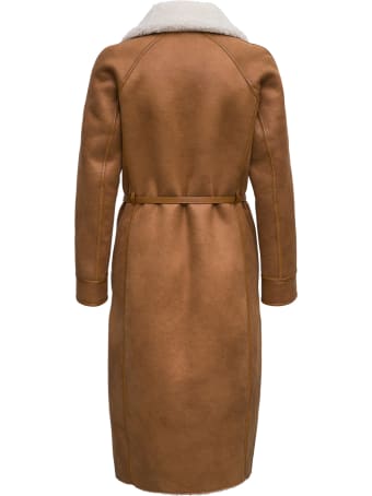 urbancode Reversible Brown Sheepskin With Belt