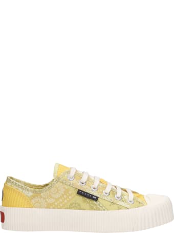 Superga Sneakers In Yellow Canvas