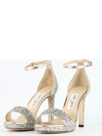 Jimmy Choo Silver Misty Sandal