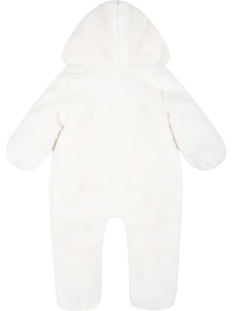 Chiara Ferragni White Babygrow For Baby Girl