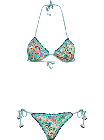 Anjuna Reversible Bikini With Floral Print