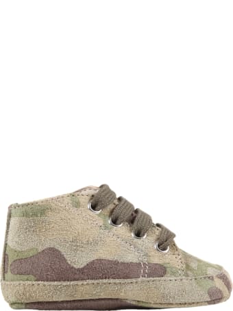 Gallucci Green Shoes For Baby Boy