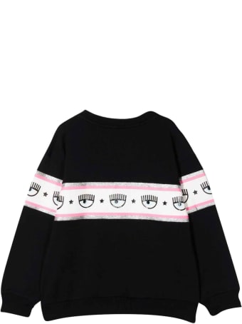 Monnalisa Black Girl Sweatshirt