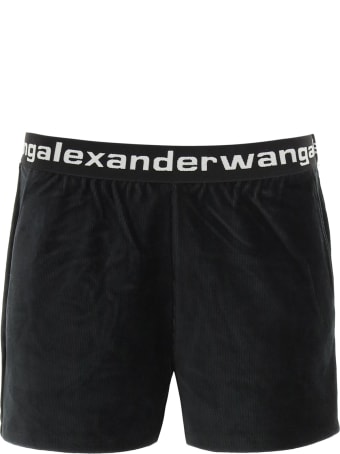 Alexander Wang Corduroy Shorts With Logo