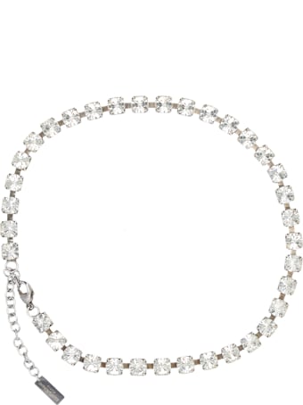 Saint Laurent One Strand Crystal Necklace