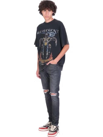 REPRESENT T-shirt In Black Cotton