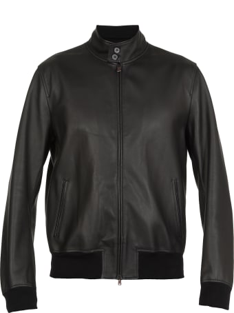 Stewart Studded Smooth Leather Jacket