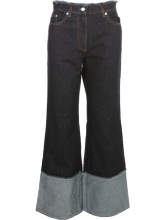 J.W. Anderson Flared Raw Edge Jeans