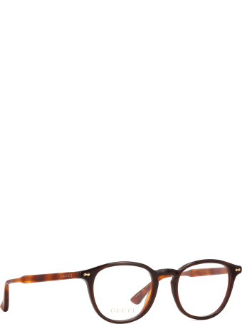 Gucci Gucci Gg0187o Havana Glasses