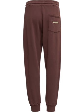 Nanushka Shay Jogger In Brown Cotton