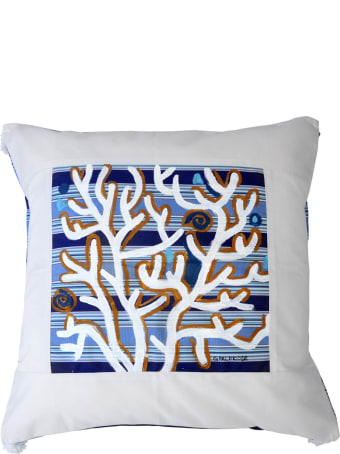 Le Botteghe su Gologone Hand Painted Cushions 100x100 Cm