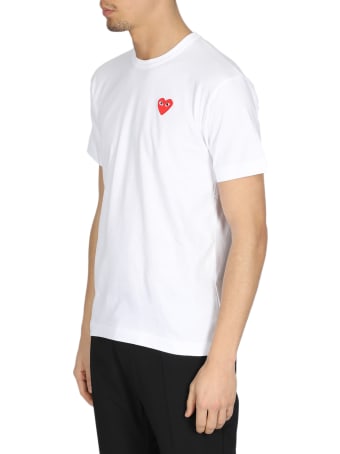 Comme des Garçons Shirt Boy Red Heart Patch Tee